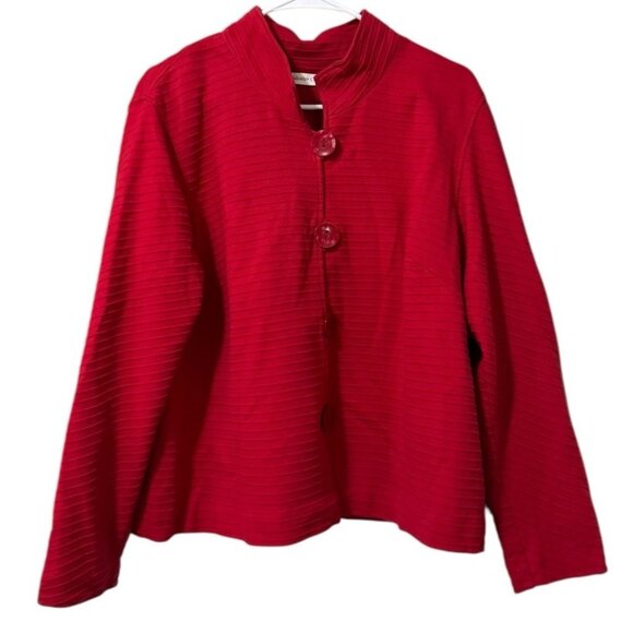 Coldwater Creek Button Down Cardigan Sweater Jacket Size PXL Stretch Lightweight - Picture 1 of 11